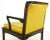 Yellow Widdicomb Ebonized Wood and Saffron Upholstered Lounge Chairs - a Pair For Sale - Image 8 of 11