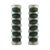 Italian Murano Glass and Brass Wall Sconces, 2010s, Set of 2 For Sale - Image 12 of 12