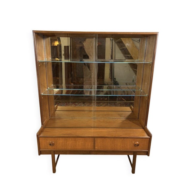 Mid-Century Teak Display Cabinet from Turnidge of London, 1960s For Sale - Image 11 of 11