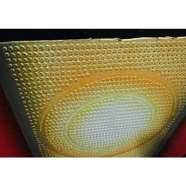 1980s Paul Maxwell"Homage to Euclid #2"signed Numbered Original Stencilcasting #71/100 For Sale - Image 9 of 10