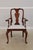 Queen Anne Set of 6 Henkel Harris Model 110 Cherry Dining Room Chairs For Sale - Image 3 of 16