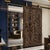 Vintage Hand-Carved Wooden Trellis Panel – Indian Carved Door Repurposed as Headboard 70x36 For Sale In Orlando - Image 6 of 6