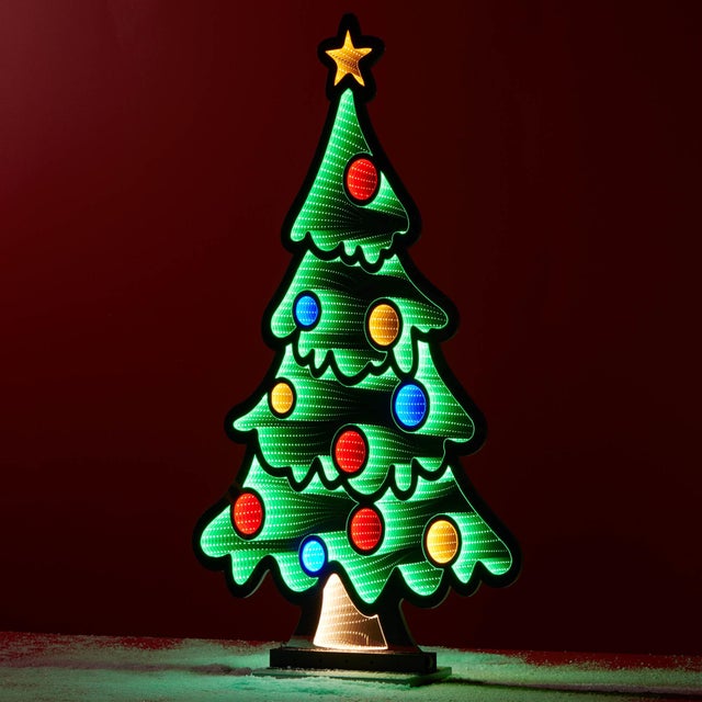 Contemporary Tree w/Ornament Ekkolight 47"H For Sale - Image 3 of 3