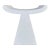 Made Goods Co. Annika White Shagreen Stool For Sale