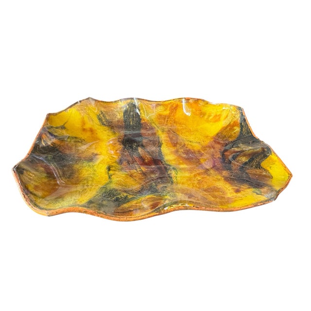 1970s Circa 70’s Seetusee Decorative Dish Tray Wall Decoration Trinket Dish For Sale - Image 5 of 7