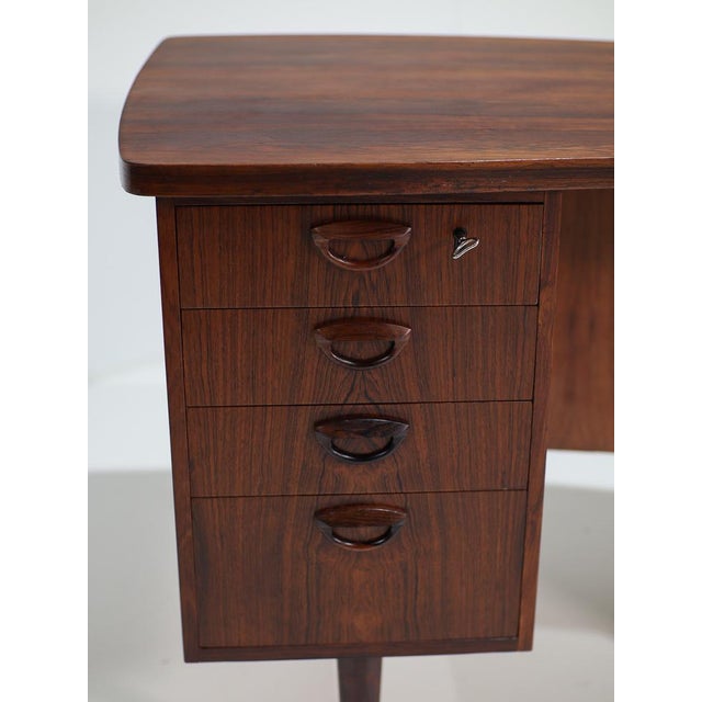 1960s Model 54 Kidney Desk from Feldballes Møbelfabrik, Denmark, 1960s For Sale - Image 5 of 18
