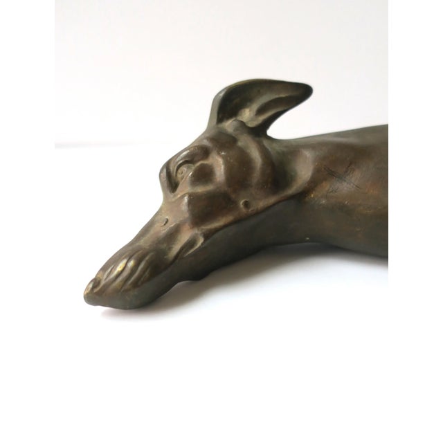 Bronze Dog Animal Sculpture Art Deco Period For Sale In New York - Image 6 of 11