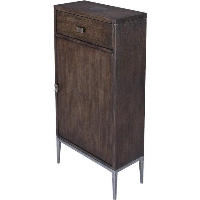 Not Yet Made - Made To Order Sarreid Narrow Storage Cabinet For Sale - Image 5 of 5