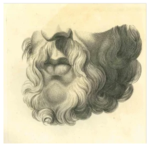 Thomas Holloway, Lips Portrait, Original Etching, 1810