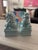Pale Blue Chinoiserie Foo Dogs- A Pair For Sale - Image 4 of 6