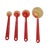 Ceramic Vintage Americana Aunt Jemima Ceramic Measuring Spoons Holder Set 6" For Sale - Image 7 of 11