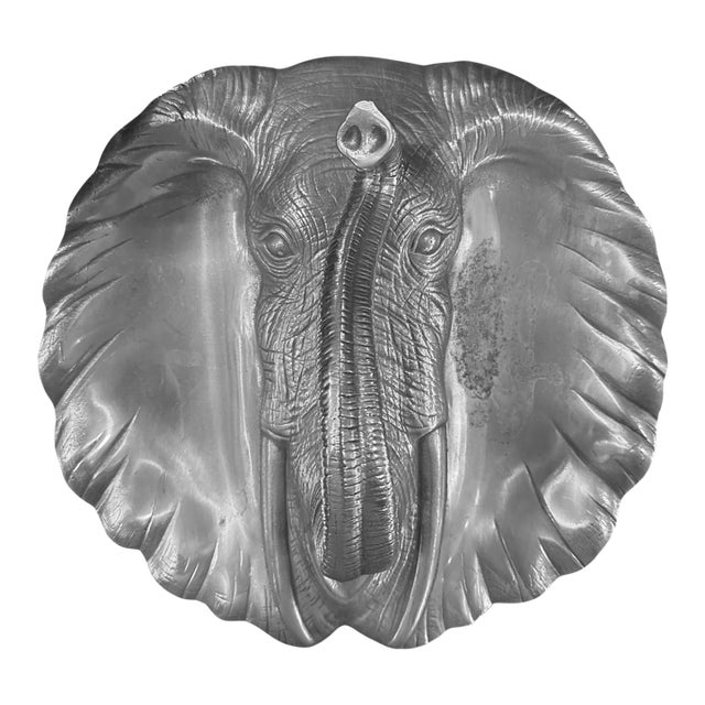 1987 Arthur Court Elephant Dish For Sale