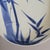 Late 19th Century Japanese Blue & White Porcelain Bamboo Dish, Late 19th Century For Sale - Image 5 of 6