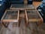 1970s Lou Hodges Mersman Waldron Smoked Glass Oak Rectangular Coffee Table 1970's For Sale - Image 5 of 9