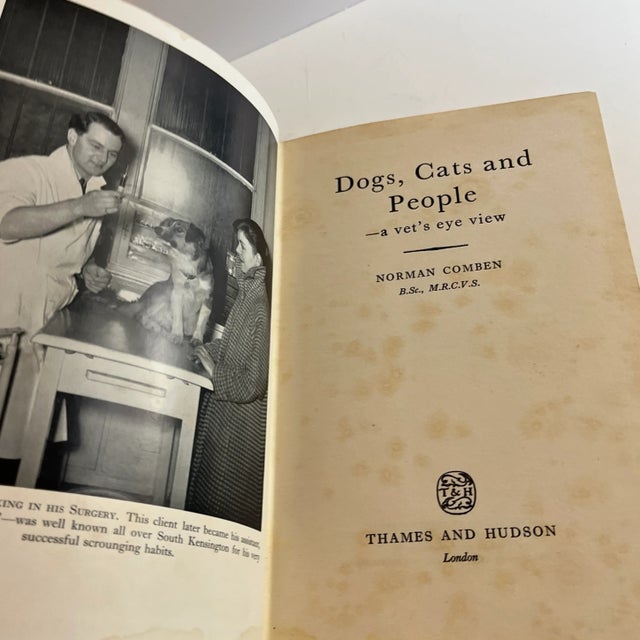 1955 Dogs, Cats and People Book For Sale - Image 4 of 8