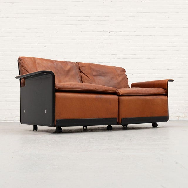 Mid-Century Modern Two-Seater Sofa by Dieter Rams for Vitsœ, 1970s For Sale - Image 3 of 12