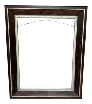 Art Deco Large Macassar Ebony Picture Frame, 1930s