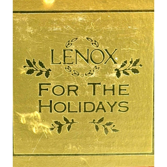Lenox Lenox Pave Jewels Olde World Santa Crystal Figurine Germany 7" Box For Sale - Image 4 of 12