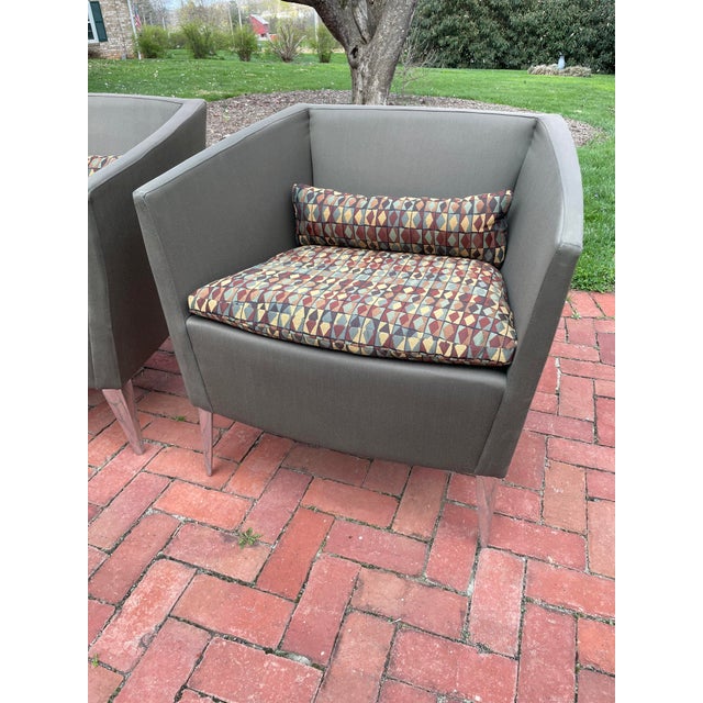 1990s Bernhardt MCM Office Chairs For Sale - Image 6 of 10