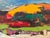 Abstract Abstract Expressionist Landscape by Leon Saulter, 1958 For Sale - Image 3 of 7