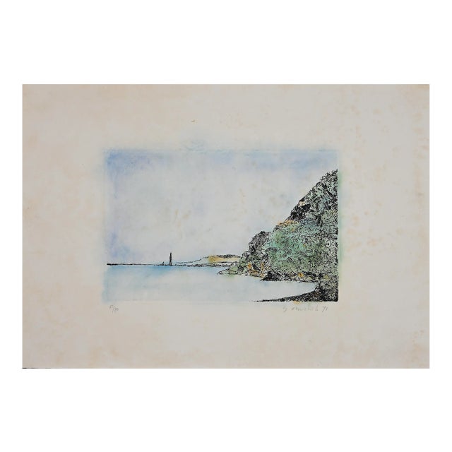 John Omiccioli, Scilla, Original Etching, 1971 For Sale