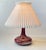 1960s Mid-Century Oxblood Red Stoneware Table Lamp from Desiree & Le Klint, 1960s For Sale - Image 5 of 11