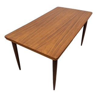 Mid-Century Scandinavian Teak Extendable Dining Table, 1960s For Sale