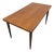 Mid-Century Scandinavian Teak Extendable Dining Table, 1960s For Sale