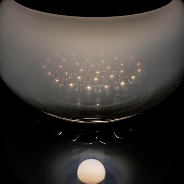 1970s Italian Opaline Crystal Table Lamp from Selenova, 1970s For Sale - Image 5 of 10