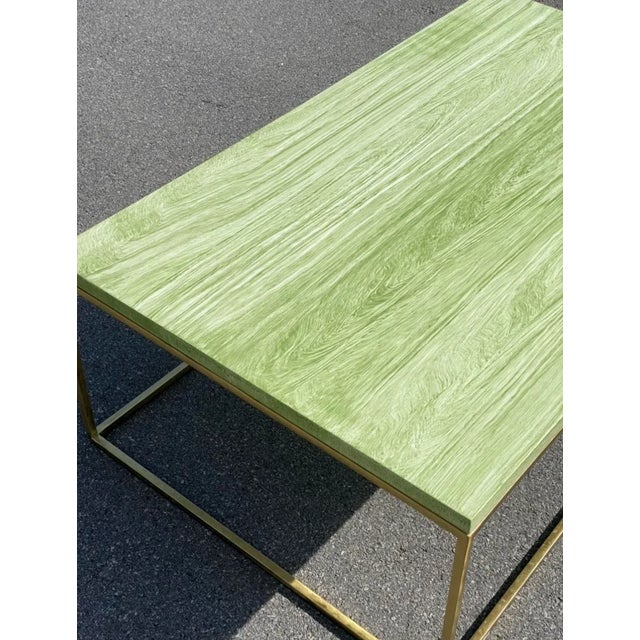 Julian Chichester Custom Hand Painted Coffee Table For Sale - Image 4 of 13