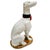 Hollywood Regency Mid-Century European Pottery Whippet Figurines - A Pair For Sale - Image 3 of 12