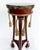 Traditional Mahogany Giltwood Pedestals With Carved Tassels & Tesselated Stone Tops, a Pair For Sale - Image 3 of 7