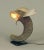 Animal Skin 1930s French Ram’s Horn Table Lamp as Flying Fish For Sale - Image 7 of 7