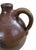 Antique Americana Primitive Redware Jug / Whiskey Jug — 9" Hand-Thrown For Sale - Image 6 of 14