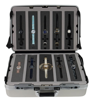 007 James Bond Case with 20 Watches from Swatch, Set of 21