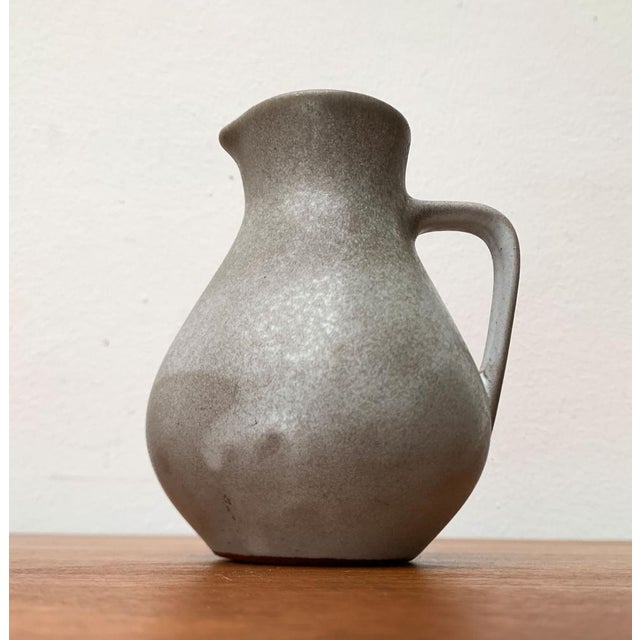 Mid-Century Minimalist WGP West German Pottery Carafe Vase from Marschner Kunsttöpferei, 1960s For Sale - Image 9 of 15