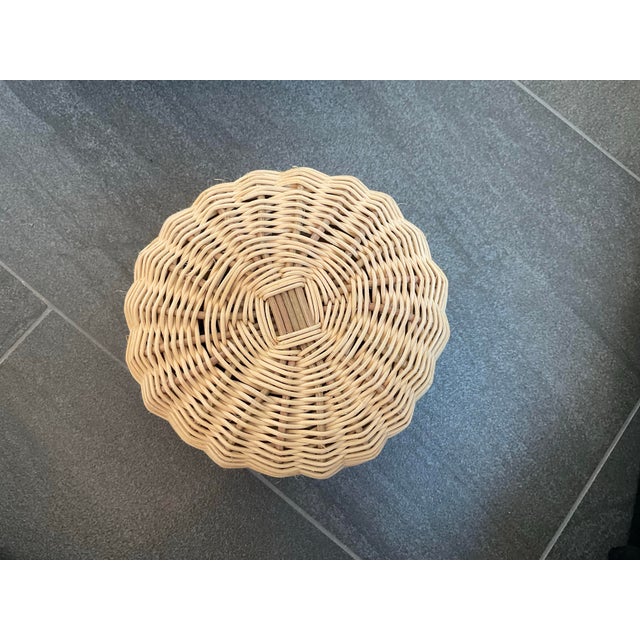 Small Decorative Basket With Unique Edge Detail For Sale - Image 4 of 5