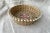 Vintage Hand Woven Seagrass/Raffia Bowl W/Sea Shell Trim & Embroidery For Sale In Palm Springs - Image 6 of 8