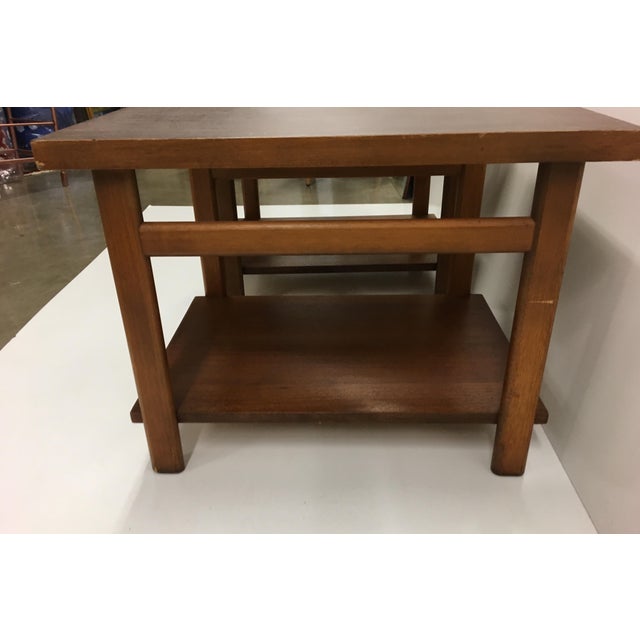 Lane MidCentury Modern Virginia Maid End Tables A Pair Chairish