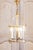 French Graceful 20th Century French Brass Lantern with Curved Detailing For Sale - Image 3 of 10