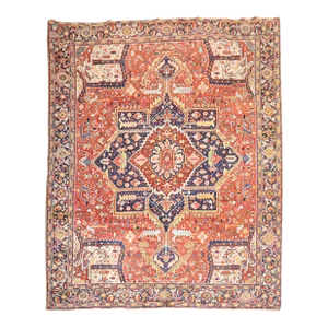 Traditional Antique Heriz Rug, 8'4'' X 10'9''