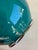 Ceramic Mid 20th Century Ando Cloissone Vase Teal & Yellow Chrysanthemum For Sale - Image 7 of 10