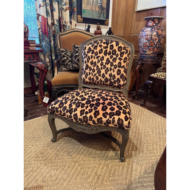 2000 - 2009 Louis XV Style Armless Chair For Sale - Image 5 of 10