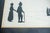 Antique Pilgrim Silhouette C. 1920 Framed Cut Paper & Ink Art, Signed Provenance Judge Charles Barker Wheeler, New York Supreme Court For Sale - Image 9 of 11