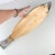 Nautical Vintage Large Wood Metal Fish Buffet Cutting Serving Board Sigma Wall Hanging For Sale - Image 3 of 9
