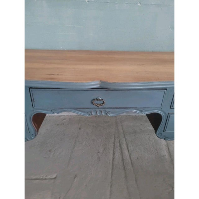 Louis XV Style Lacquered Desk, 1950s For Sale - Image 11 of 13