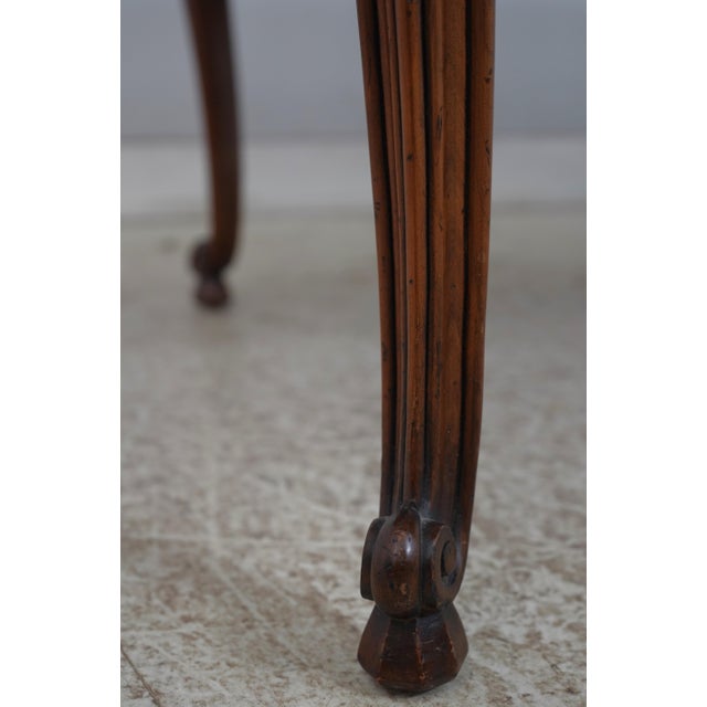 Baker French Walnut Dining Room Table For Sale - Image 9 of 18