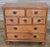 Late 20th Century Late 20th Century Baker Furniture Milling Roads Knotty Pine Chest of Drawers Ebonized Highlights For Sale - Image 5 of 9