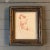 Original Vintage Female Nude Sepia Study Drawing Framed For Sale - Image 4 of 4