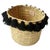 2010s Moroccan Large Black Tassel Basket For Sale - Image 5 of 5